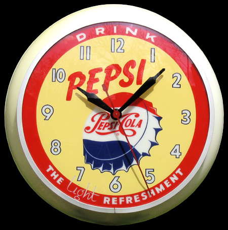 Pepsi Dualite Advertising Clock